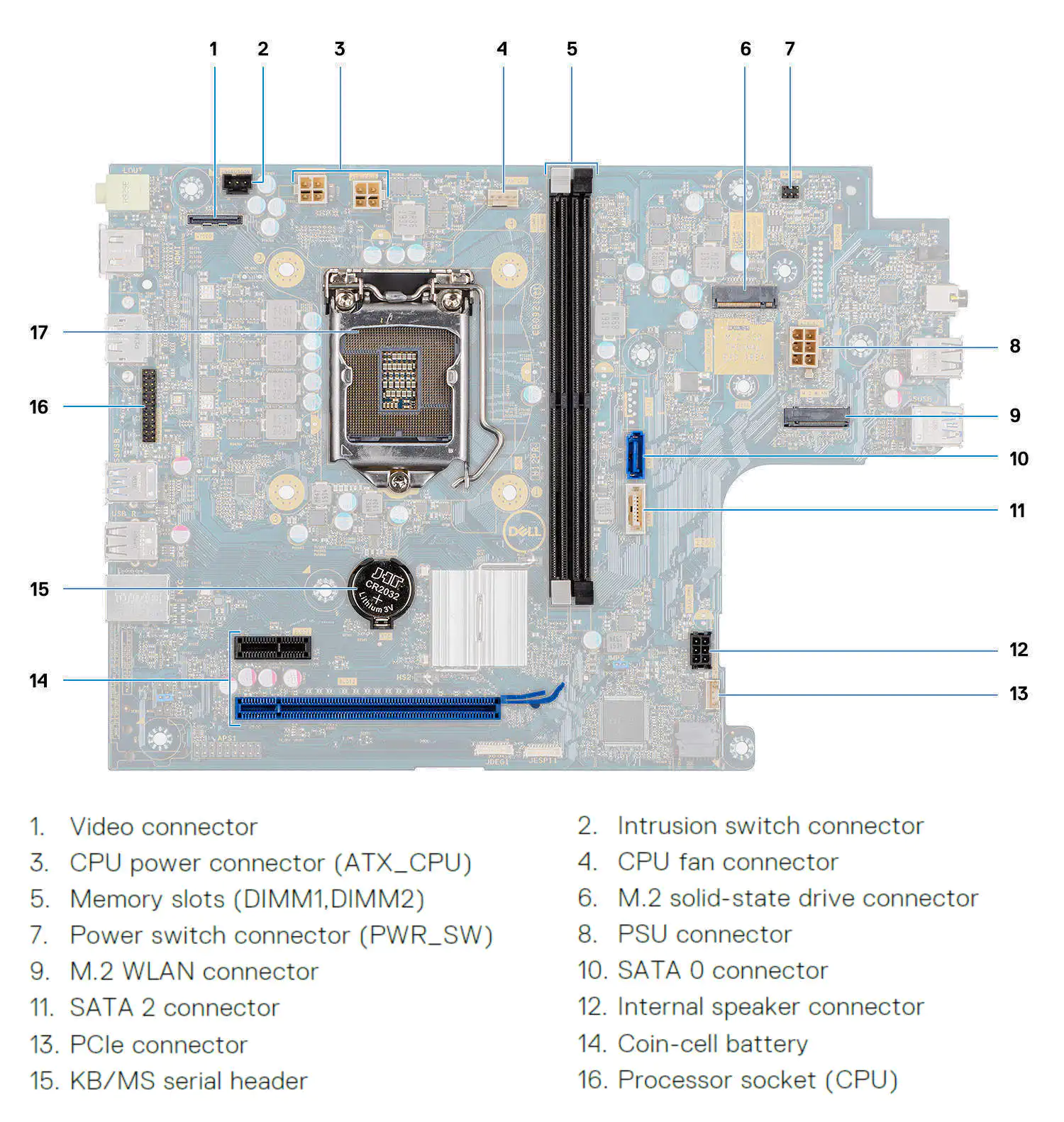 Dell Optiplex 3090 SFF Motherboard