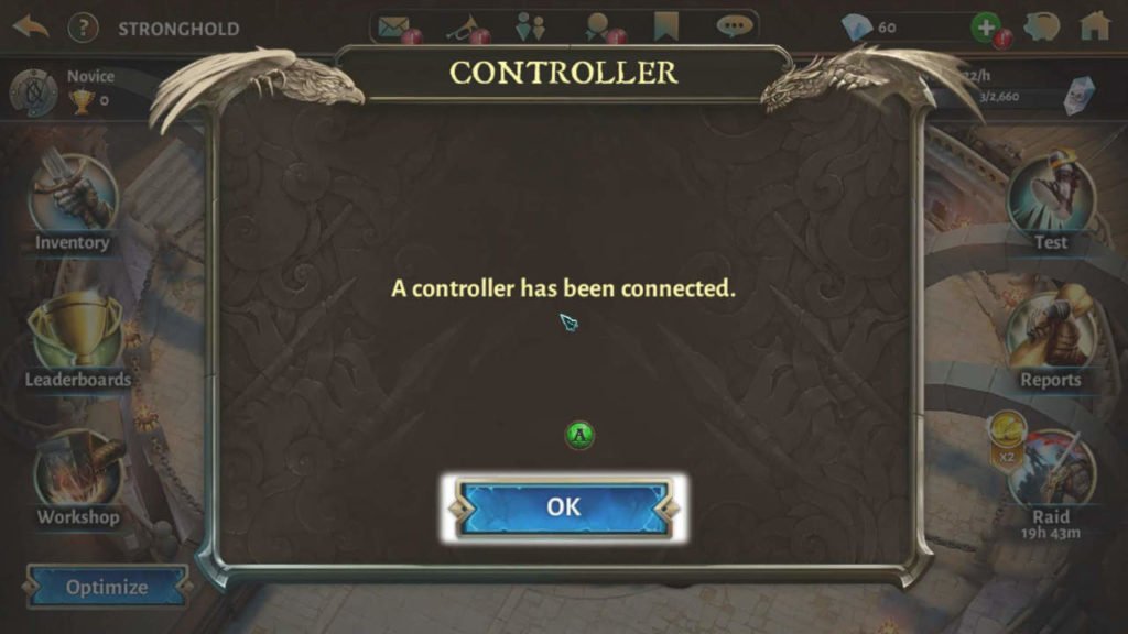 Controller Detected in DH5 Game
