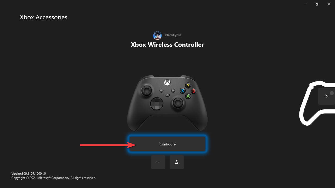 Xbox Accessories - Configure